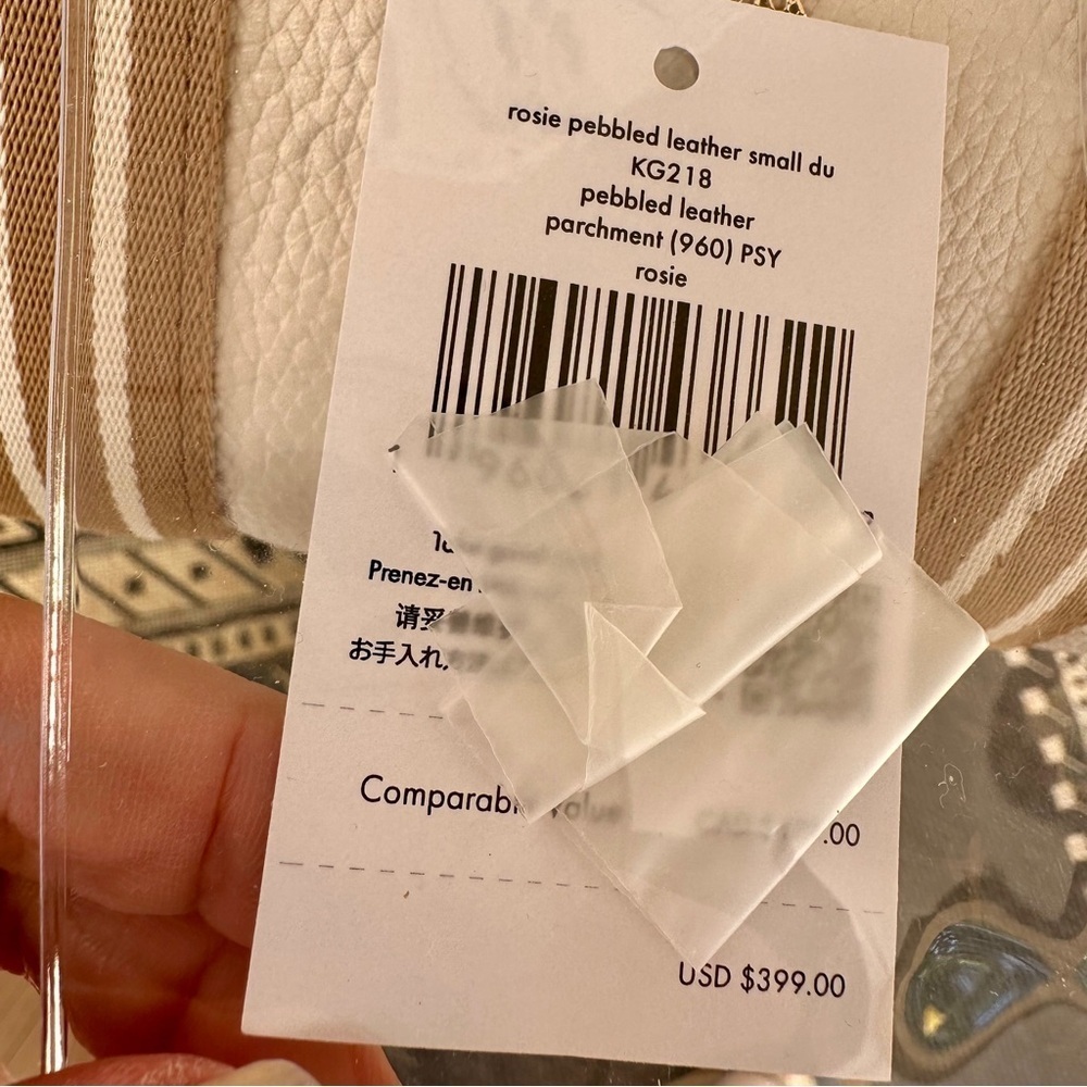 Kate Spade White and Tan Women's Bag Set NWT UNCLUDED BUT NEVER WORN - Picture 9 of 15